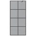 Zid de duș walk-in Negru 90 x 195 cm sticlă securizată - WALTI WALTI