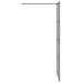 Zid de duș walk-in Negru 90 x 195 cm sticlă securizată - WALTI WALTI
