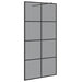 Zid de duș walk-in Negru 100 x 195 cm sticlă securizată - WALTI WALTI