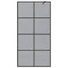 Zid de duș walk-in Negru 100 x 195 cm sticlă securizată - WALTI WALTI