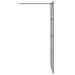 Zid de duș walk-in Negru 100 x 195 cm sticlă securizată - WALTI WALTI