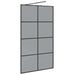 Zid de duș walk-in Negru 115 x 195 cm sticlă securizată - WALTI WALTI