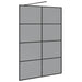 Zid de duș walk-in Negru 140 x 195 cm sticlă securizată - WALTI WALTI