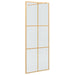 Zid de duș walk-in Auriu 80 x 195 cm sticlă securizată - WALTI WALTI