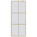 Zid de duș walk-in Auriu 80 x 195 cm sticlă securizată - WALTI WALTI