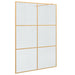 Zid de duș walk-in Auriu 140 x 195 cm sticlă securizată - WALTI WALTI