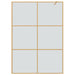 Zid de duș walk-in Auriu 140 x 195 cm sticlă securizată - WALTI WALTI