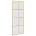 Zid de duș walk-in Auriu 80 x 195 cm sticlă securizată - WALTI WALTI
