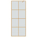 Zid de duș walk-in Auriu 80 x 195 cm sticlă securizată - WALTI WALTI