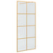 Zid de duș walk-in Auriu 90 x 195 cm sticlă securizată - WALTI WALTI