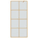 Zid de duș walk-in Auriu 90 x 195 cm sticlă securizată - WALTI WALTI