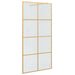 Zid de duș walk-in Auriu 100 x 195 cm sticlă securizată - WALTI WALTI
