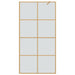 Zid de duș walk-in Auriu 100 x 195 cm sticlă securizată - WALTI WALTI
