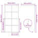 Zid de duș walk-in Auriu 100 x 195 cm sticlă securizată - WALTI WALTI