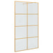 Zid de duș walk-in Auriu 115 x 195 cm sticlă securizată - WALTI WALTI