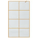 Zid de duș walk-in Auriu 115 x 195 cm sticlă securizată - WALTI WALTI
