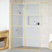 Zid de duș walk-in Auriu 140 x 195 cm sticlă securizată - WALTI WALTI