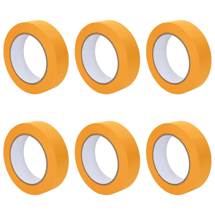 Bende de Mascare pentru Pictori 6 pcs Galben 25mm x 50m Hârtie - WALTI WALTI