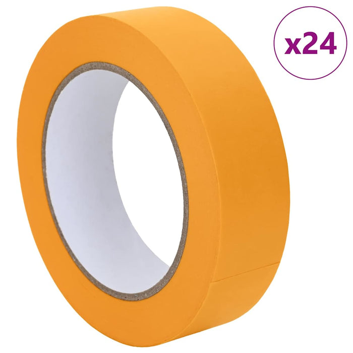 Bende de Mascare pentru Pictori 24 pcs Galben 30mm x 50m Hârtie - WALTI WALTI