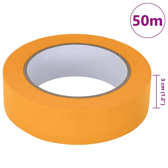 Bende de Mascare pentru Pictori 24 pcs Galben 30mm x 50m Hârtie - WALTI WALTI