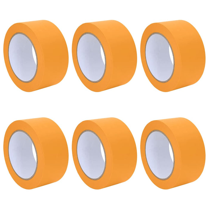 Bende de Mascare pentru Pictori 6 pcs Galben 50mm x 50m Hârtie - WALTI WALTI