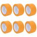 Bende de Mascare pentru Pictori 6 pcs Galben 50mm x 50m Hârtie - WALTI WALTI
