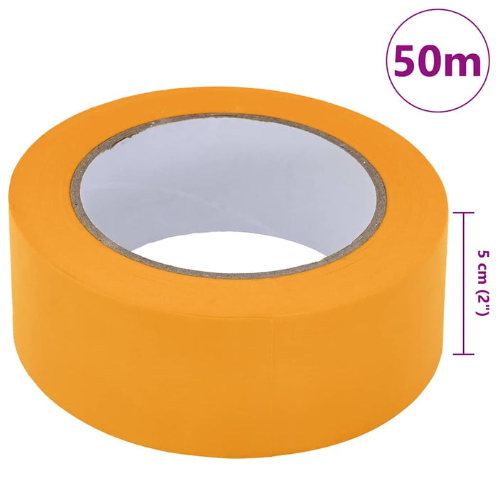 Bende de Mascare pentru Pictori 12 pcs Galben 50mm x 50m Hârtie - WALTI WALTI