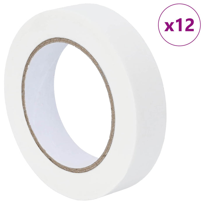 Bende de Mascare pentru Pictori 12 pcs Alb 25mm x 50m Hârtie - WALTI WALTI