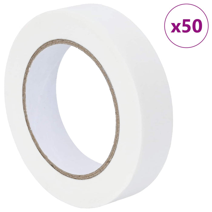 Bende de Mascare pentru Pictori 50 pcs Alb 25mm x 50m Hârtie - WALTI WALTI