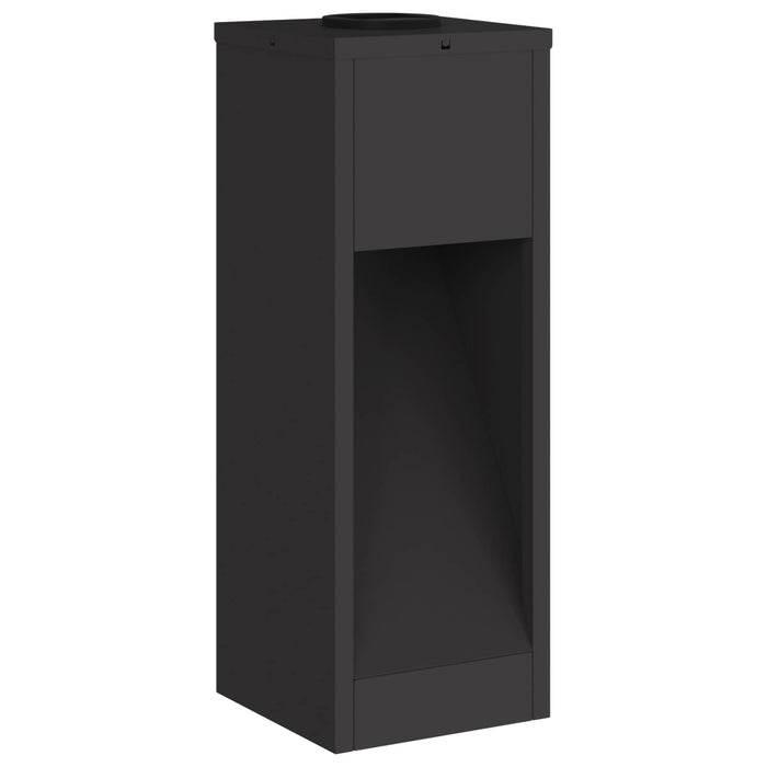 Lampa de parcurs LED solar 2 pcs Negru Oțel laminat la rece - WALTI WALTI