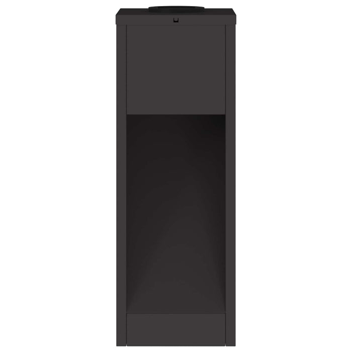 Lampa de parcurs LED solar 2 pcs Negru Oțel laminat la rece - WALTI WALTI