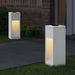 Lampa de parcurs LED solar 2 pcs Alb Oțel laminat la rece - WALTI WALTI