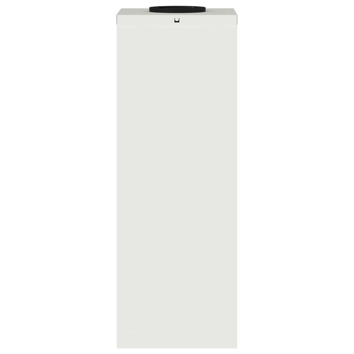 Lampa de parcurs LED solar 2 pcs Alb Oțel laminat la rece - WALTI WALTI