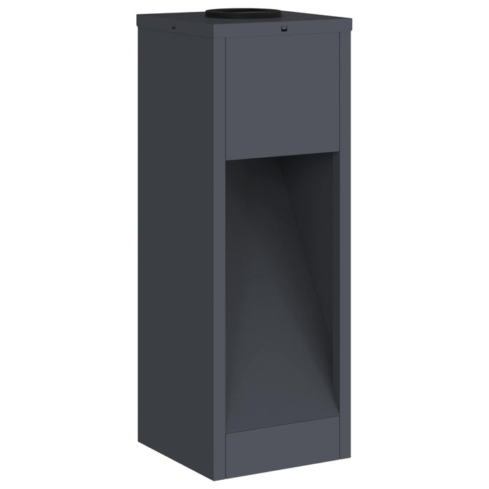 Lampa de parcurs LED solar 2 pcs Antracit Oțel laminat la rece - WALTI WALTI