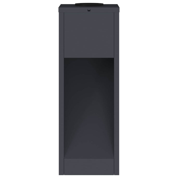 Lampa de parcurs LED solar 2 pcs Antracit Oțel laminat la rece - WALTI WALTI