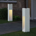 Lampa de parcurs LED solar 2 pcs Alb Oțel laminat la rece - WALTI WALTI