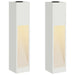 Lampa de parcurs LED solar 2 pcs Alb Oțel laminat la rece - WALTI WALTI