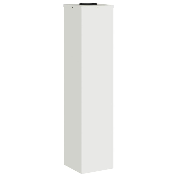 Lampa de parcurs LED solar 2 pcs Alb Oțel laminat la rece - WALTI WALTI