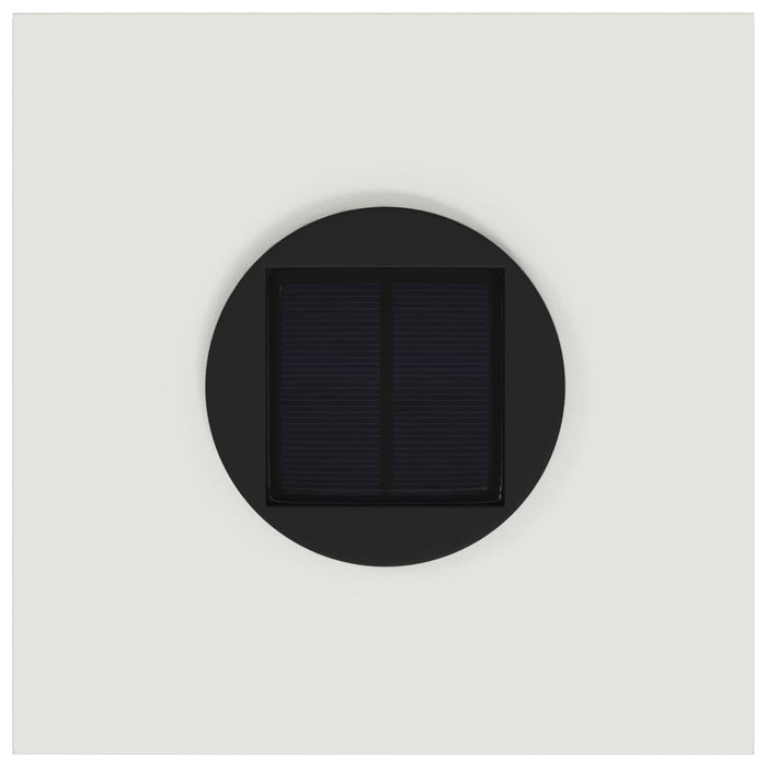 Lampa de parcurs LED solar 2 pcs Alb Oțel laminat la rece - WALTI WALTI