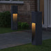Lampa de parcurs LED solar 2 pcs Antracit Oțel laminat la rece - WALTI WALTI