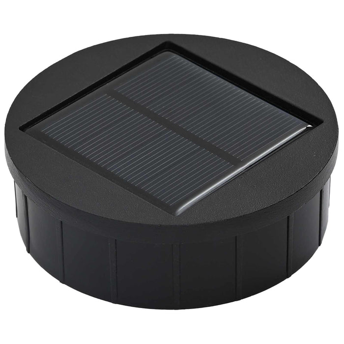 Lampa de parcurs LED solar 2 pcs Antracit Oțel laminat la rece - WALTI WALTI