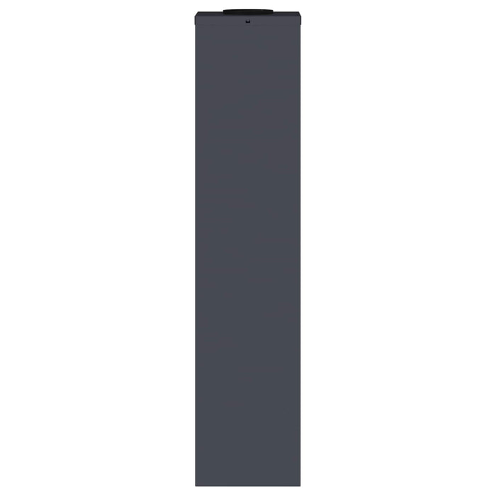 Lampa de parcurs LED solar 2 pcs Antracit Oțel laminat la rece - WALTI WALTI