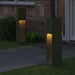 Lampa de parcurs LED solar 2 pcs Verde măsliniu - WALTI WALTI