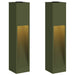 Lampa de parcurs LED solar 2 pcs Verde măsliniu - WALTI WALTI