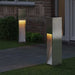 Lampa de parcurs LED solar 2 pcs Oţel inoxidabil - WALTI WALTI