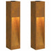 Lampa de parcurs LED solar cu lumini cu baterie 2 pcs Bronz - WALTI WALTI