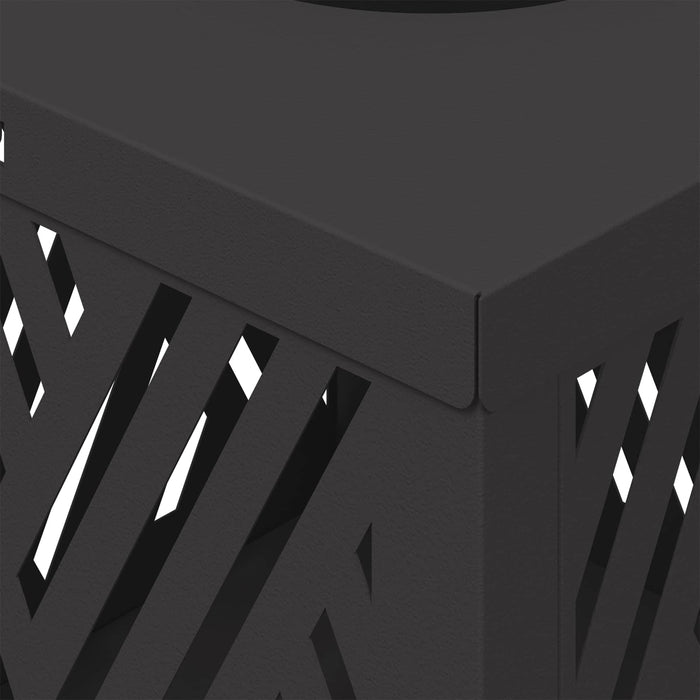 Lumină LED Solară pentru Alei 2 pcs Negru Oțel laminat la rece - WALTI WALTI