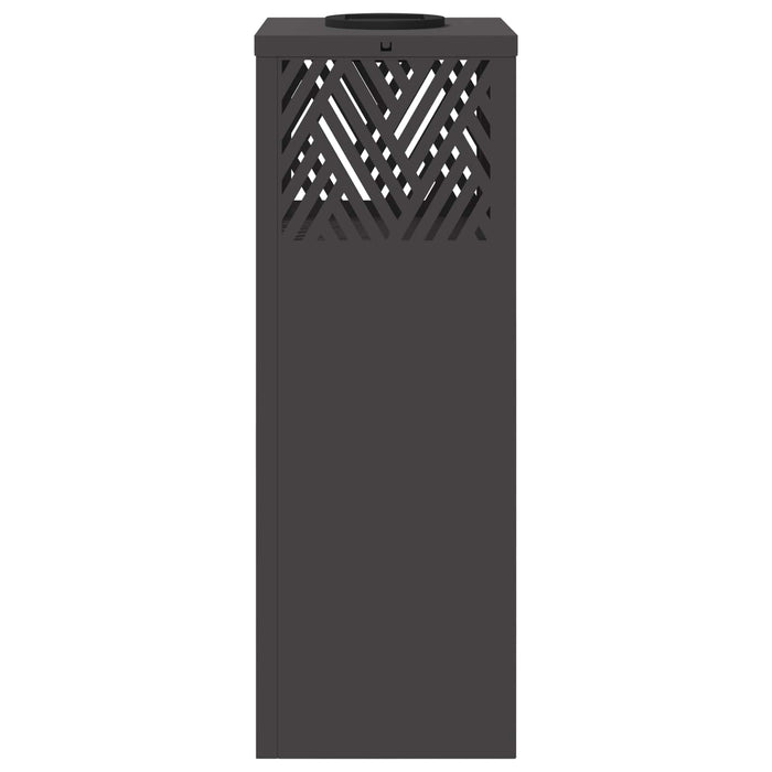 Lumină LED Solară pentru Alei 2 pcs Negru Oțel laminat la rece - WALTI WALTI