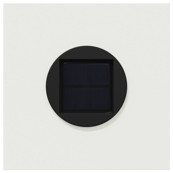 Lumină LED Solară pentru Alei 2 pcs Alb Oțel laminat la rece - WALTI WALTI