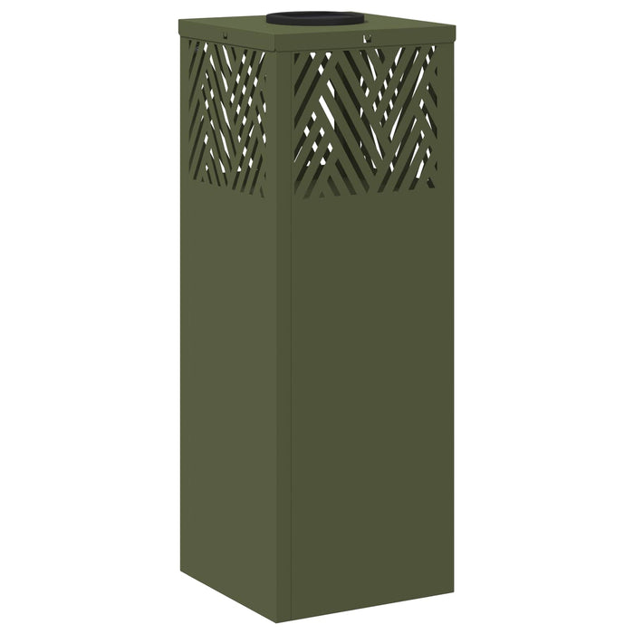 Lumină LED Solară pentru Alei 2 pcs Verde măsliniu - WALTI WALTI